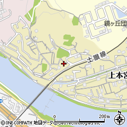 高知県高知市上本宮町136周辺の地図