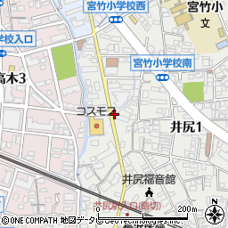 アトムデンキ井尻店周辺の地図