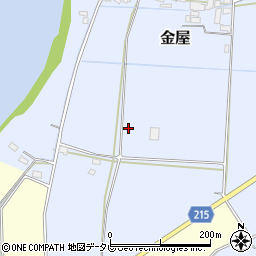 大分県宇佐市金屋1451周辺の地図