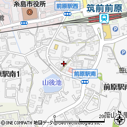駅南ホーム周辺の地図