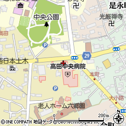 高田中央病院周辺の地図