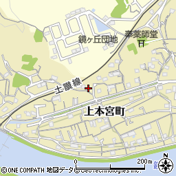 高知県高知市上本宮町108周辺の地図