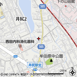 セブンイレブン井尻２丁目店周辺の地図