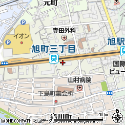 高知県高知市旭町3丁目27周辺の地図