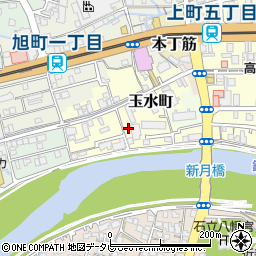 高知県高知市玉水町57-2周辺の地図