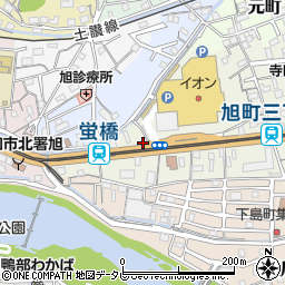 高知県高知市旭町3丁目93周辺の地図