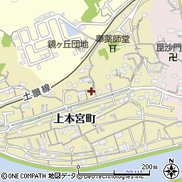 高知県高知市上本宮町77周辺の地図
