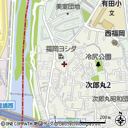 福岡ヨシダ周辺の地図