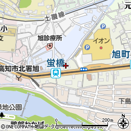 高知県高知市旭町3丁目86周辺の地図