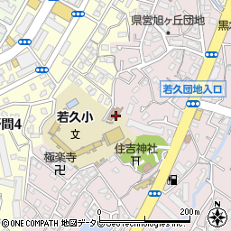 福岡市若久公民館周辺の地図