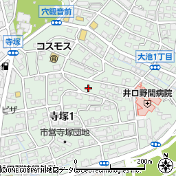 寺塚南公園周辺の地図