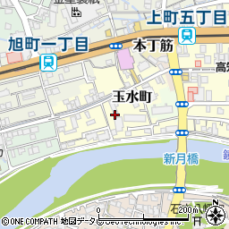 高知県高知市玉水町周辺の地図