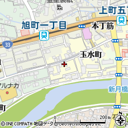 高知県高知市玉水町77周辺の地図