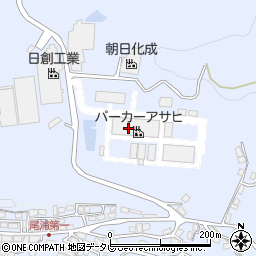 パーカーアサヒ株式会社　福岡工場周辺の地図