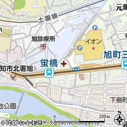 高知県高知市旭町3丁目90周辺の地図