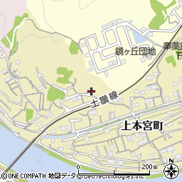 高知県高知市上本宮町151周辺の地図
