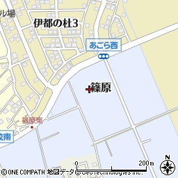 福岡県糸島市篠原周辺の地図