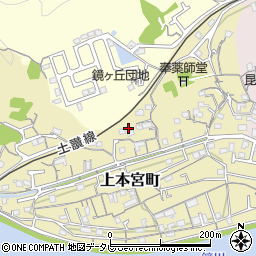 高知県高知市上本宮町89周辺の地図