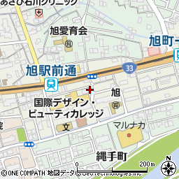 高知県高知市旭町2丁目23周辺の地図