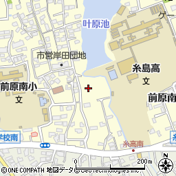 福岡県糸島市前原南周辺の地図