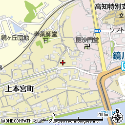 高知県高知市上本宮町6周辺の地図
