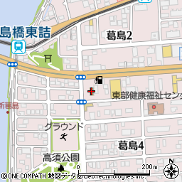 イチヤ葛島店周辺の地図