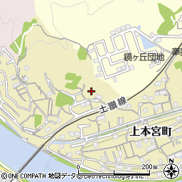 高知県高知市上本宮町153周辺の地図