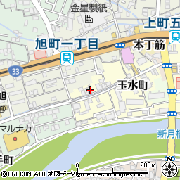 高知県高知市玉水町93周辺の地図