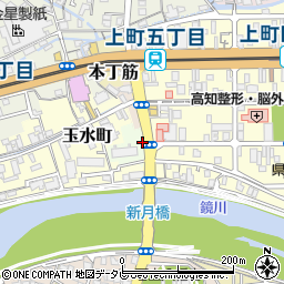 高知県高知市通町125周辺の地図