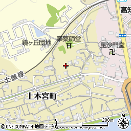 高知県高知市上本宮町69周辺の地図