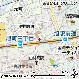 高知県高知市旭町3丁目119周辺の地図