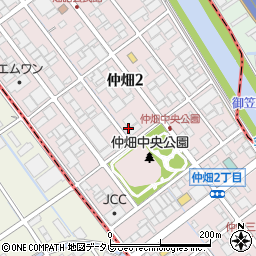 福岡県大野城市仲畑周辺の地図