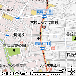 能古うどん 長尾本店周辺の地図