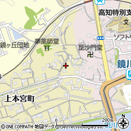 高知県高知市上本宮町7周辺の地図