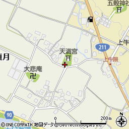 貞月公民館周辺の地図
