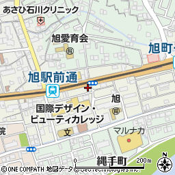 高知県高知市旭町2丁目25周辺の地図