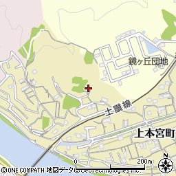 高知県高知市上本宮町162周辺の地図