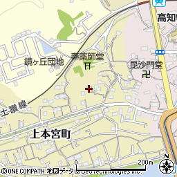 高知県高知市上本宮町48-6周辺の地図