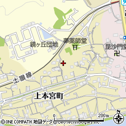 高知県高知市上本宮町44周辺の地図