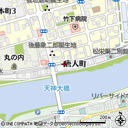 高知県高知市唐人町2周辺の地図