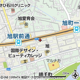 高知県高知市旭町2丁目3周辺の地図