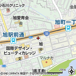 ヒロタデンキ旭店周辺の地図