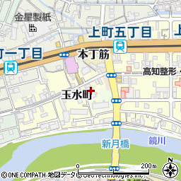高知県高知市玉水町6周辺の地図