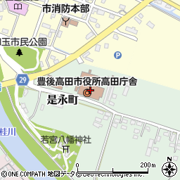 大分銀行豊後高田市役所共同 ＡＴＭ周辺の地図