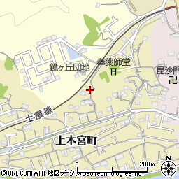 高知県高知市上本宮町82周辺の地図