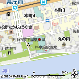 高知三翠園温泉周辺の地図