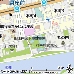 三翠園周辺の地図