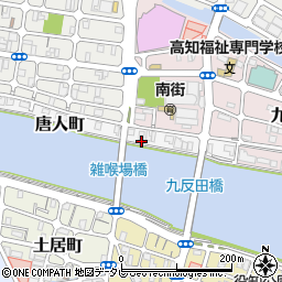 高知県高知市唐人町9周辺の地図