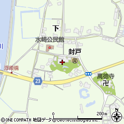 大分県豊後高田市水崎周辺の地図