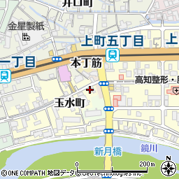 高知県高知市玉水町5周辺の地図
